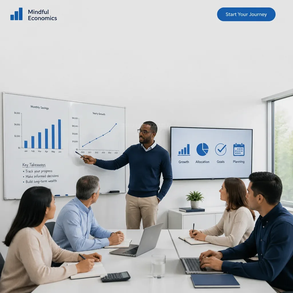 Srečanje finančnega coachinga v EconHubVision